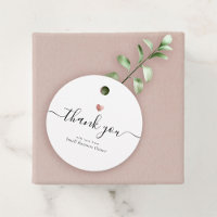 Modern Thank You Script Rose Gold Small Business F