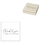 Modern Thank You Script with Heart Wedding