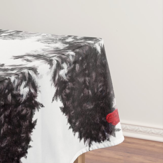 Modern Thanksgiving glam turkey Tablecloth (In Situ)