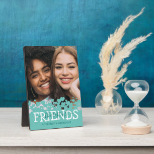 Modern The Best of Friends Photo Plaque