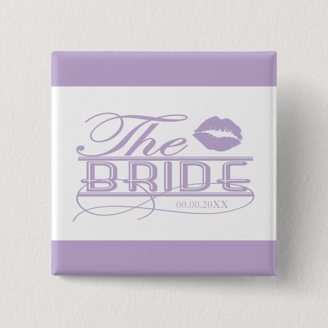 Modern "The Bride"  Pin (Front)