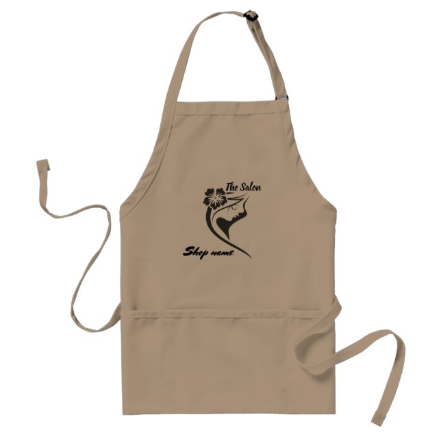 Modern The Salon treatment hair custom shop name  Standard Apron (Front)
