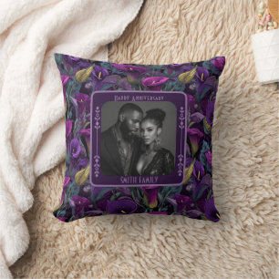 Modern Thoughtful 15Th Anniversary Throw Pillow