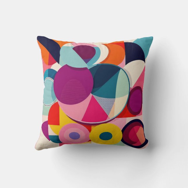 Modern Throw Pillow (Back)