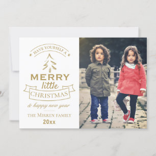 Modern Tidings // Photo Holiday Card