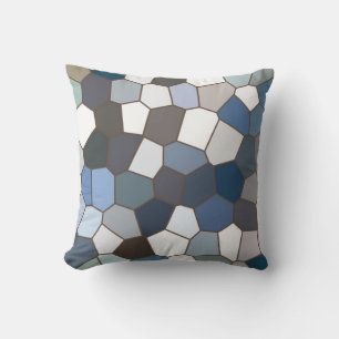 Modern Tile Pattern Outdoor Pillow