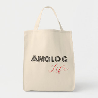 Modern tote bag | analogue life