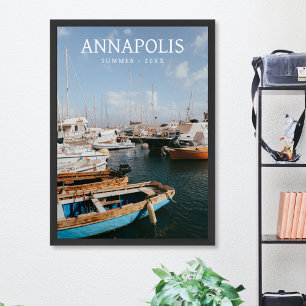 Modern Travel Destination Photo Keepsake Poster