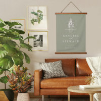 Modern Tree Forest Rustic Wedding Wall Decor