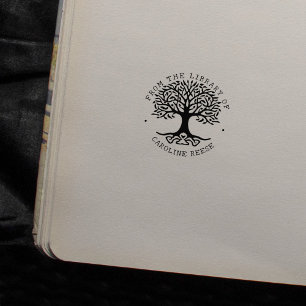 Modern Tree of Life From the Library Of  Rubber Stamp