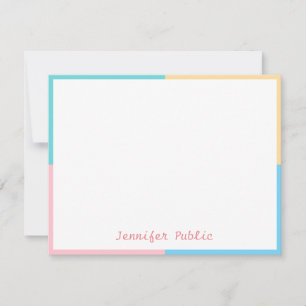 Modern Trend Colours Handwritten Script Template