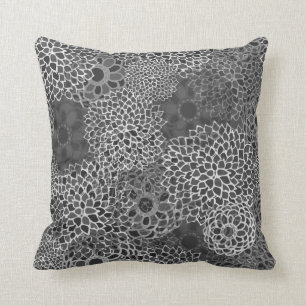 Modern Trends Floral Pattern Throw Pillow