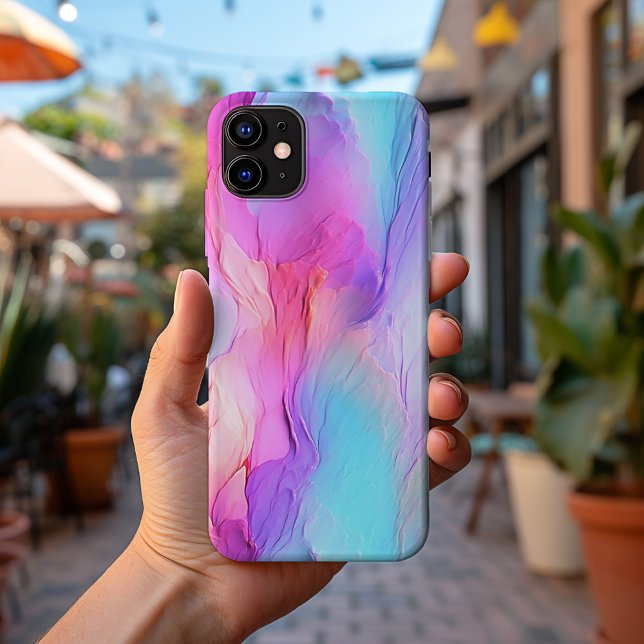 Modern Trendy 3D Oil Paint Pastel No. 1014 Case-Mate iPhone Case (Creator Uploaded)