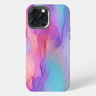 Modern Trendy 3D Oil Paint Pastel No. 1014 iPhone 13 Pro Max Case