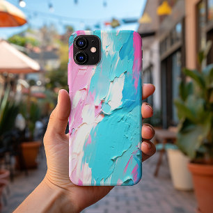Modern Trendy 3D Oil Paint Pastel No. 1030 iPhone 13 Pro Max Case