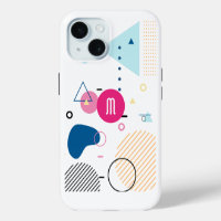 Modern Trendy Abstract Geometric Art Monogram