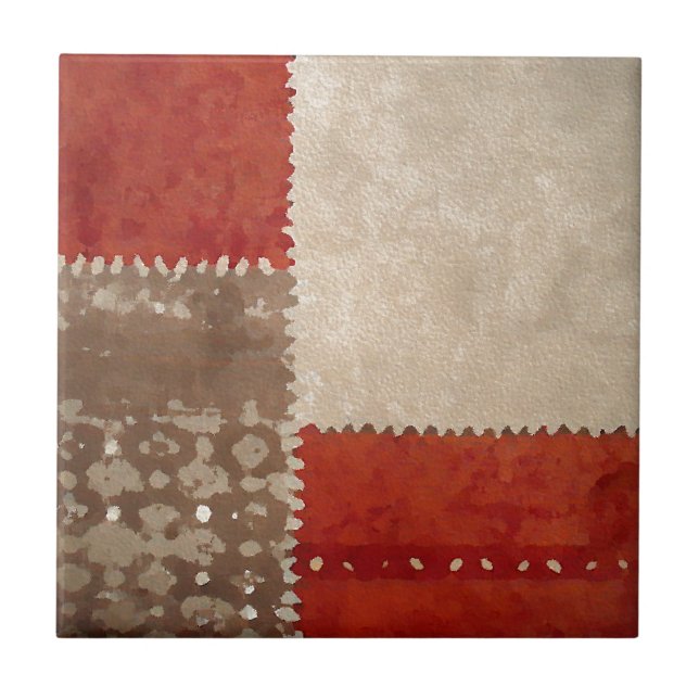 Modern Trendy Abstract Tile (Front)