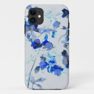 Modern, trendy art of floral / flower pattern iPhone 11 case