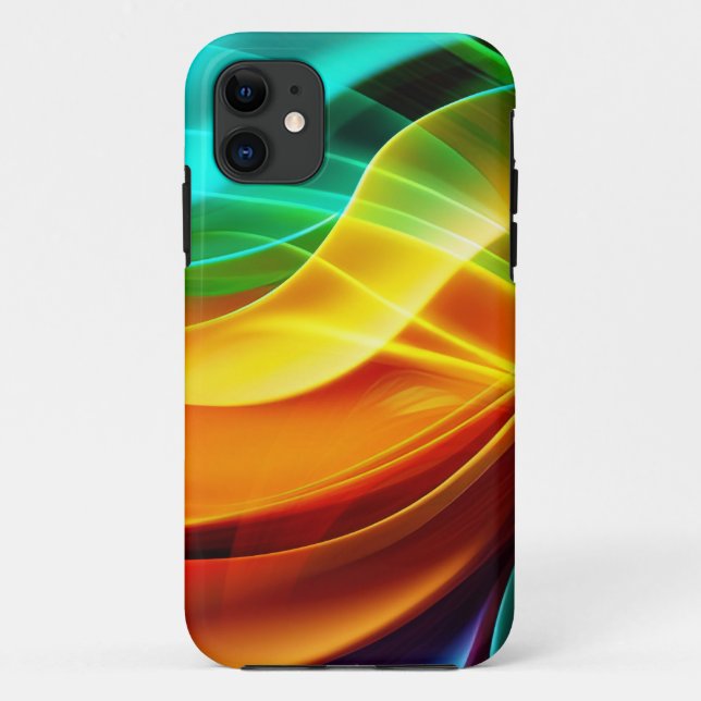 MODERN TRENDY ARTISTIC PSYCHEDELIC PATTERN Case-Mate iPhone CASE (Back)