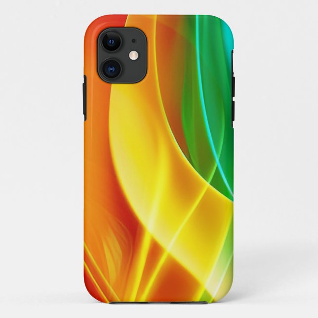 MODERN TRENDY ARTISTIC PSYCHEDELIC PATTERN Case-Mate iPhone CASE (Back)