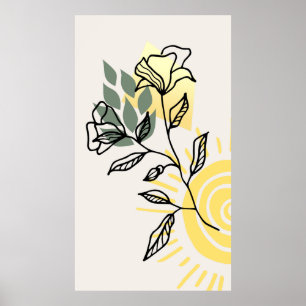 Modern trendy background design  poster