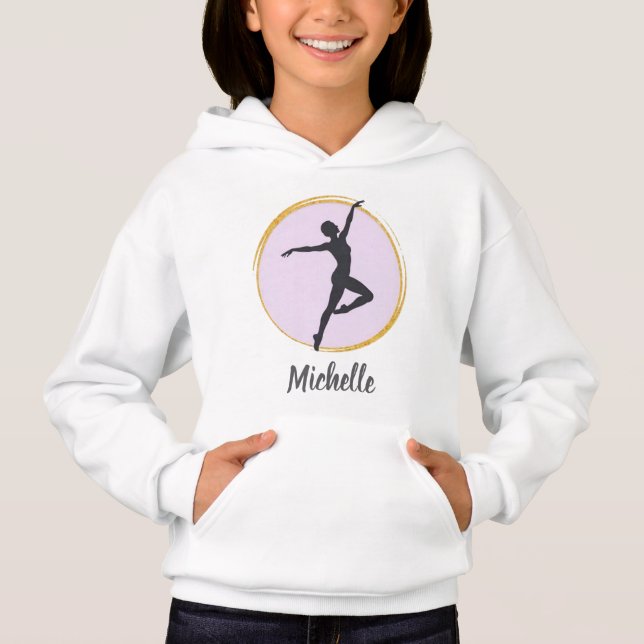 Modern Trendy Ballerina Ballet Dance Personalized  (Front)