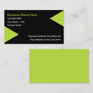  Modern Trendy Business Cards Bold Design