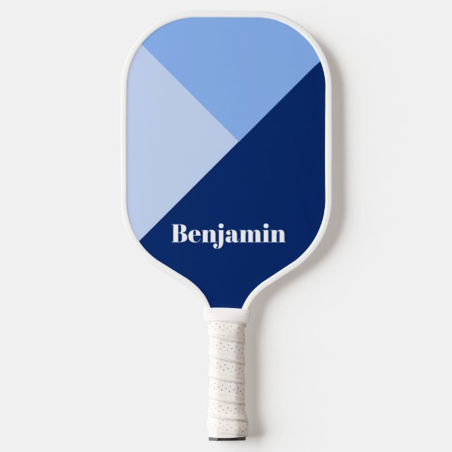 Modern Trendy Colourful Personalized Name Pickleball Paddle (Front)