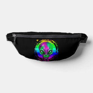 Modern Trendy Colourful Rainbow Alien Fanny Pack