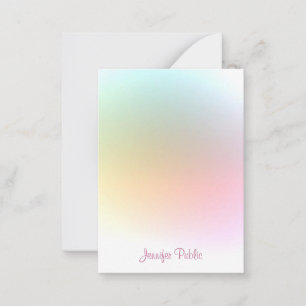 Modern Trendy Colourful Template Typography Script