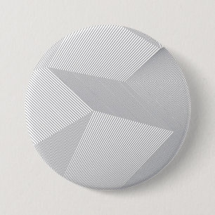 Modern, trendy, cool, simple, artistic pattern 3 inch round button