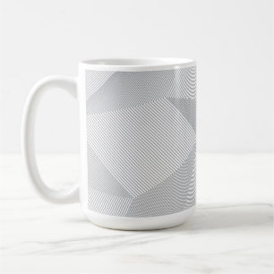 Modern, trendy, cool, simple, artistic pattern coffee mug