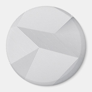 Modern, trendy, cool, simple, artistic pattern magnet