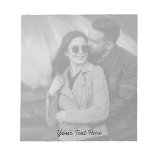 Modern Trendy Create your own photo and Text Notepad