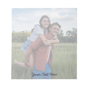 Modern Trendy Create your own photo and Text       Notepad