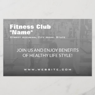 Modern trendy design promo style flyer