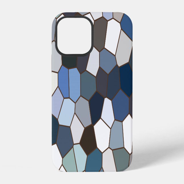 Modern Trendy Earth Toned Pattern iPhone Case (Back)