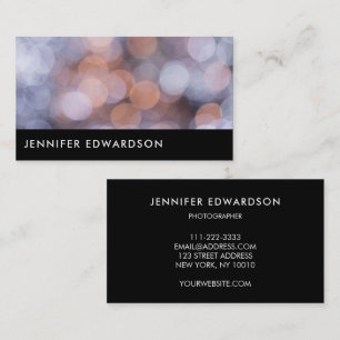 Modern trendy elegant minimalist professional business card