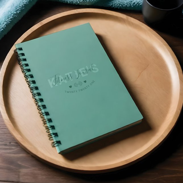 Modern Trendy Fitness Journal Mint Green (Modern Trendy Fitness Journal Mint Green)