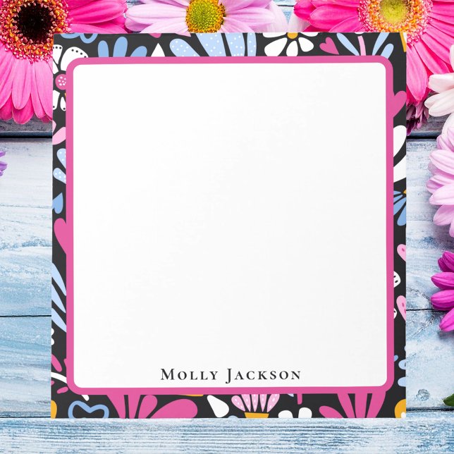 Modern Trendy Fun Bohemian Girly Notepad (Creator Uploaded)