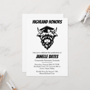 modern trendy funny graduation invitations