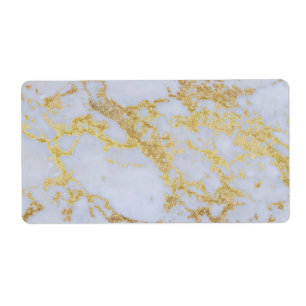 Modern Trendy Gold Glitter Marble Photo
