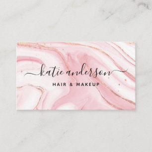 Modern Trendy Marble Business Card