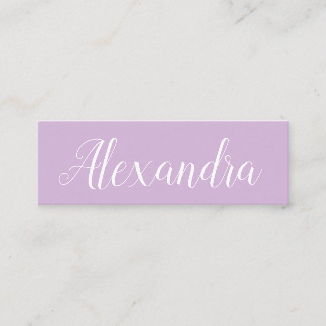 Modern trendy minimalist bold business card (Front)