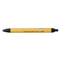 Modern Trendy Monogram Mustard Yellow