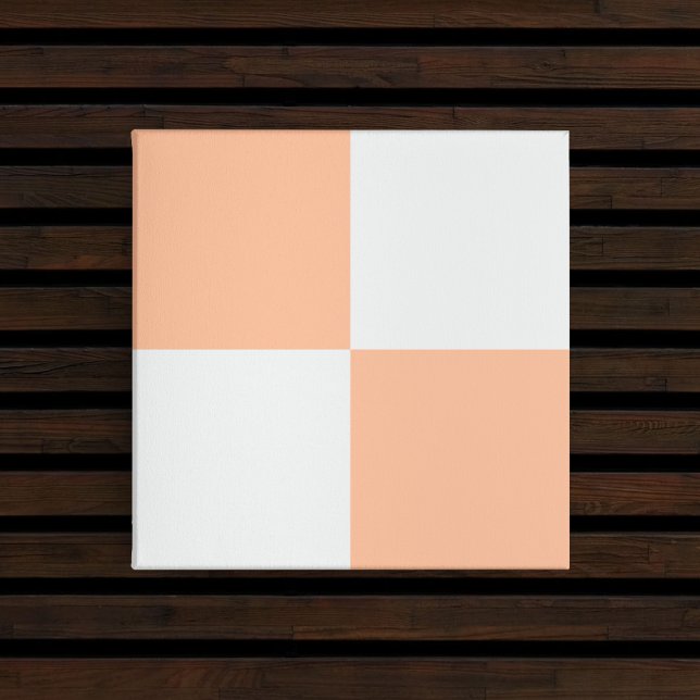 Modern Trendy Peach Chequered Ceramic Tile (Creator Uploaded)