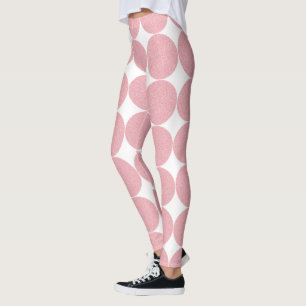 Modern Trendy Rose Gold Elegant Template Leggings