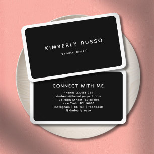 Modern Trendy Salon Business Card