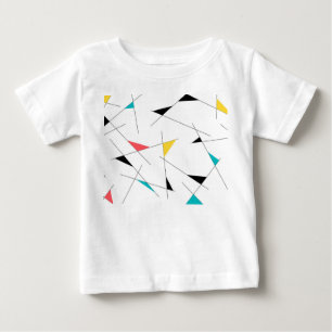 Modern, trendy, simple, fun geometric graphic baby T-Shirt