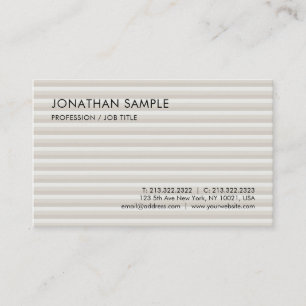 Modern Trendy Simple Professional Stylish Template Business Card